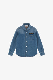 JU Denim Shirt Blue TJJ70B-DS015