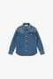 JU Chemise en jean pour garçon JU Chemise en jean pour garçon Bleu TJJ70B-DS015