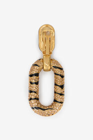 RC Orecchini Pendenti Dorati Con Tiger Skin Oro VKG011-AM011