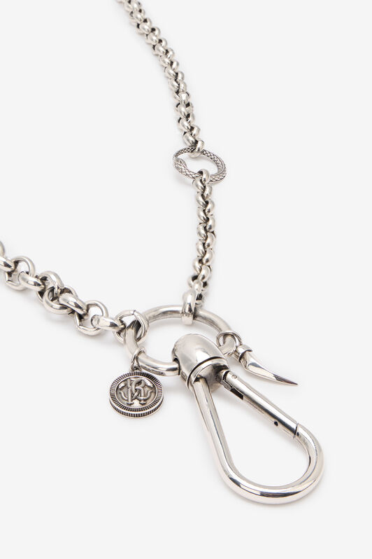 RC Chain With Snake And Fang RC Chain With Snake And Fang Silver URG008-AM258