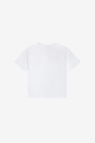JU Logo Print Cotton T-shirt OPTICAL WHITE VJT60O-JD001