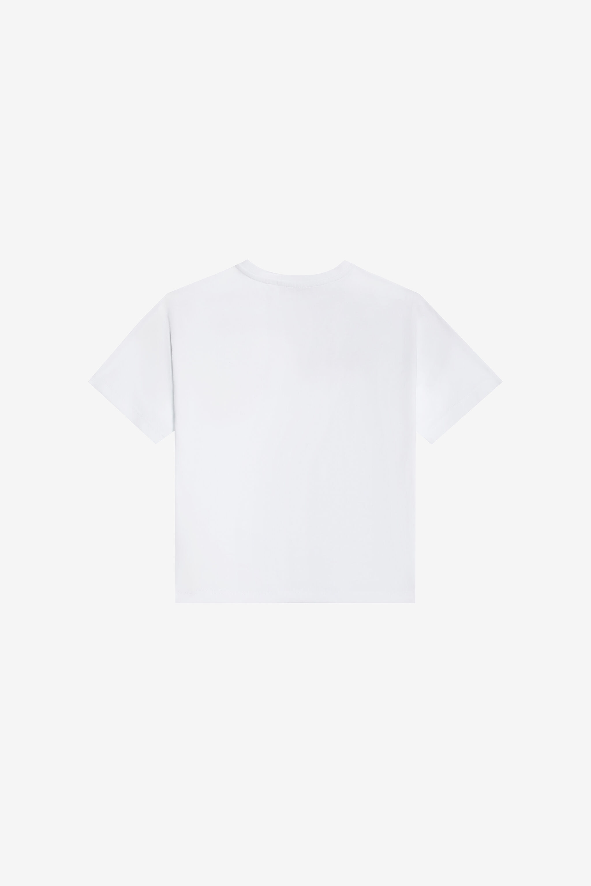 JU Logo Print Cotton T-shirt OPTICAL WHITE VJT60O-JD001