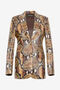 RC Chaqueta Estampado Python Marrón UWP400-PN053