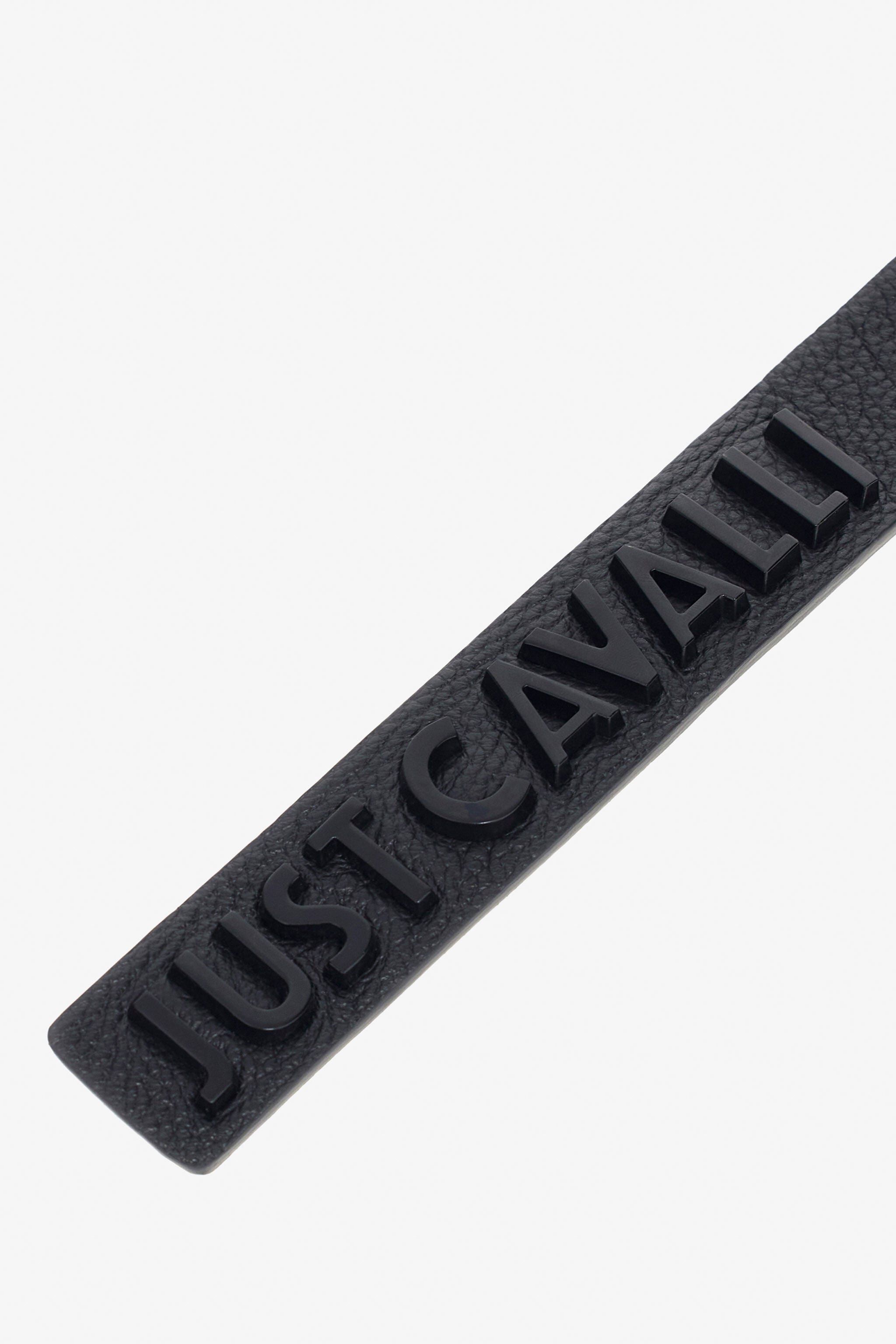 JC Just Cavalli Logo Belt JC Just Cavalli Logo Belt Noir TFC002-TF324