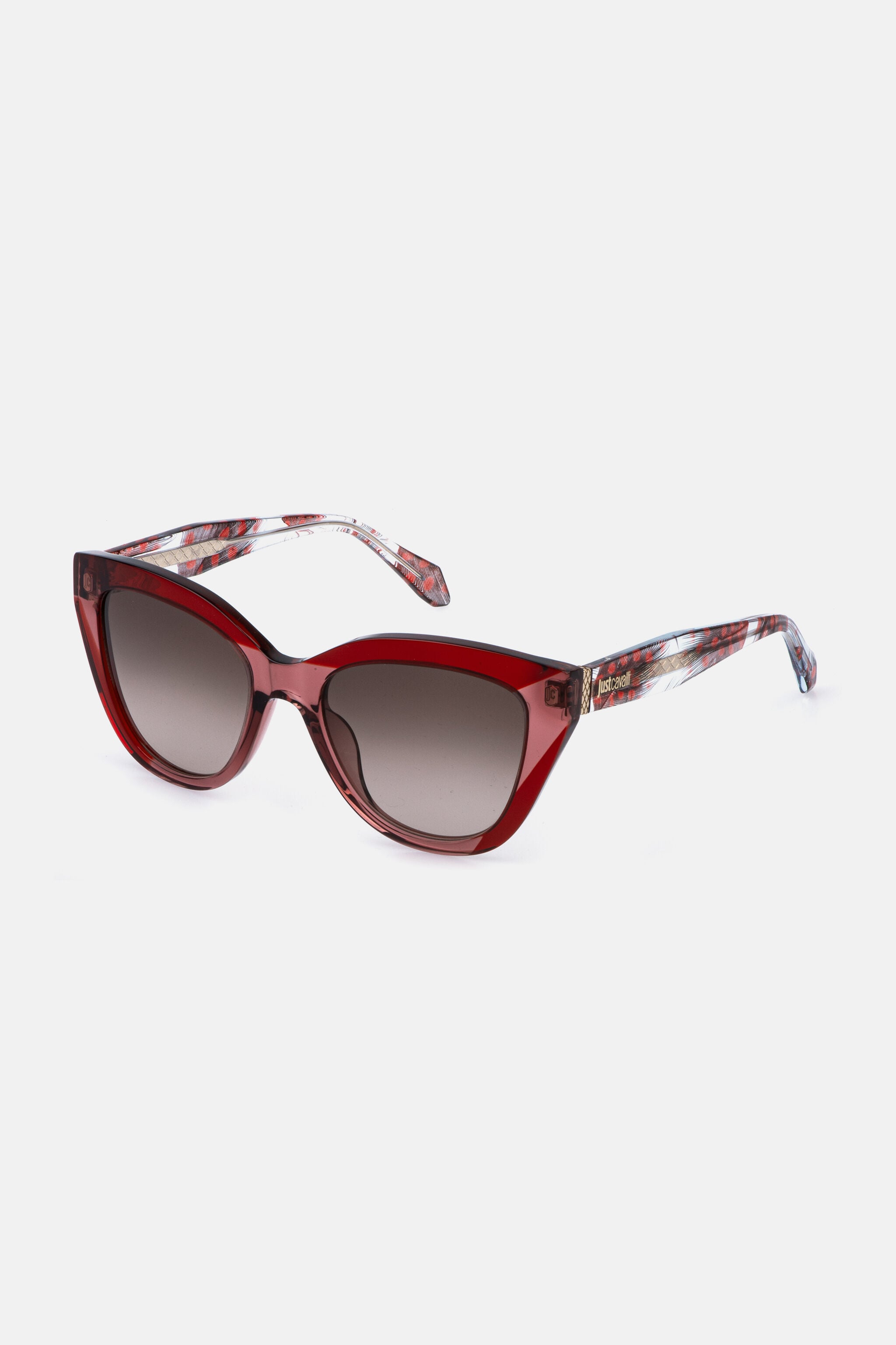 JC Feminine sunglasses SHINY TRANSP.BORDEAU VALD28-ID270