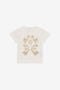 JU T-Shirt With Monogram RC Embroidery JU T-Shirt With Monogram RC Embroidery MILKY WHITE TJT608-JD001