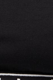 JC Black Triangle Bra With Logo Band BLACK UFU008-UF205