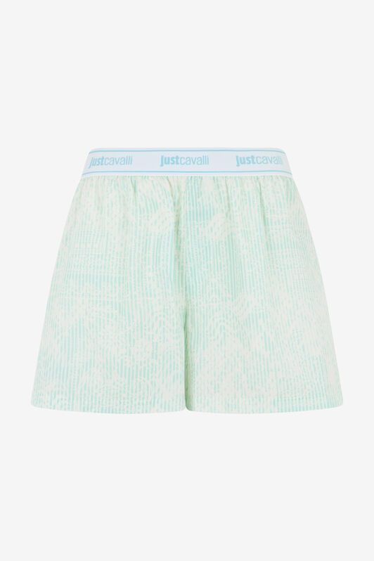 JC Cotton Shorts with Logo Waistband JC Cotton Shorts with Logo Waistband GINEPRO WFT168-WF545