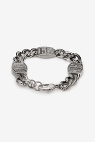 RC Bracelet Chaîne Avec Monogramme RC Argent VRG009-AM258