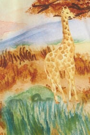 JU Shorts With Safari Print Light brown UJT220-7MO40