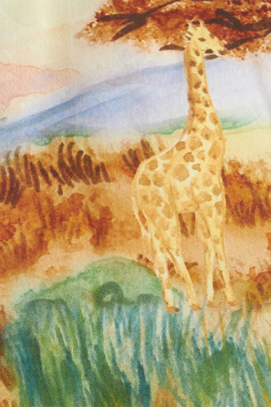 JU Shorts Mit Print Safari JU Shorts Mit Print Safari Hellbraun UJT220-7MO40
