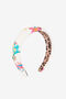JU Floral mix-print headband JU Floral mix-print headband White QJI015-CIG29