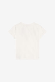 JU Floral Cotton T-Shirt IVORY XJT62R-JD001