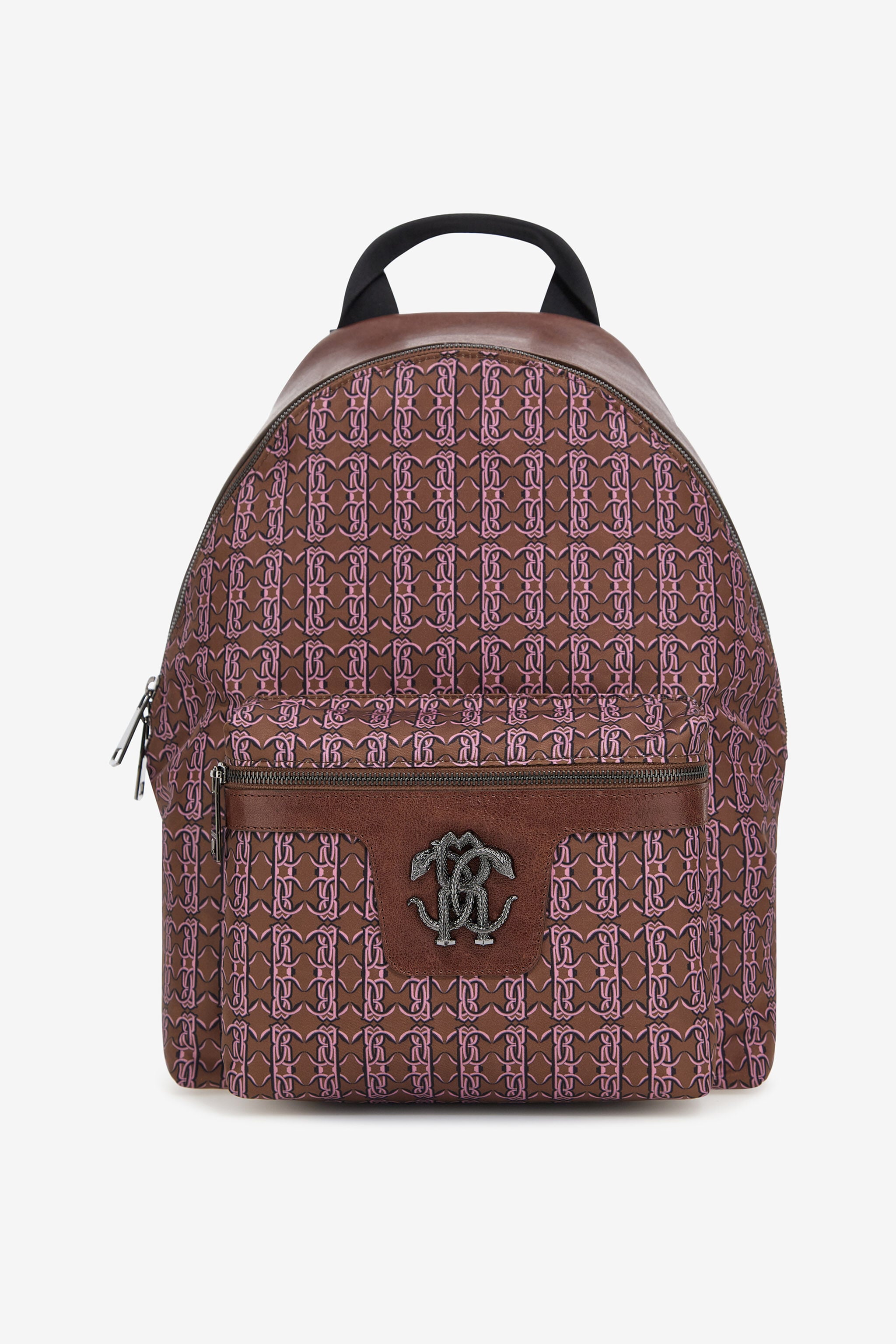 RC Backpack with Monogram Mirror Snake RC Backpack with Monogram Mirror Snake Brown SRB001-FT169