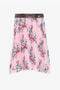JU Floral-Print Pleated Skirt JU Floral-Print Pleated Skirt Baby pink RJT306-7GG85