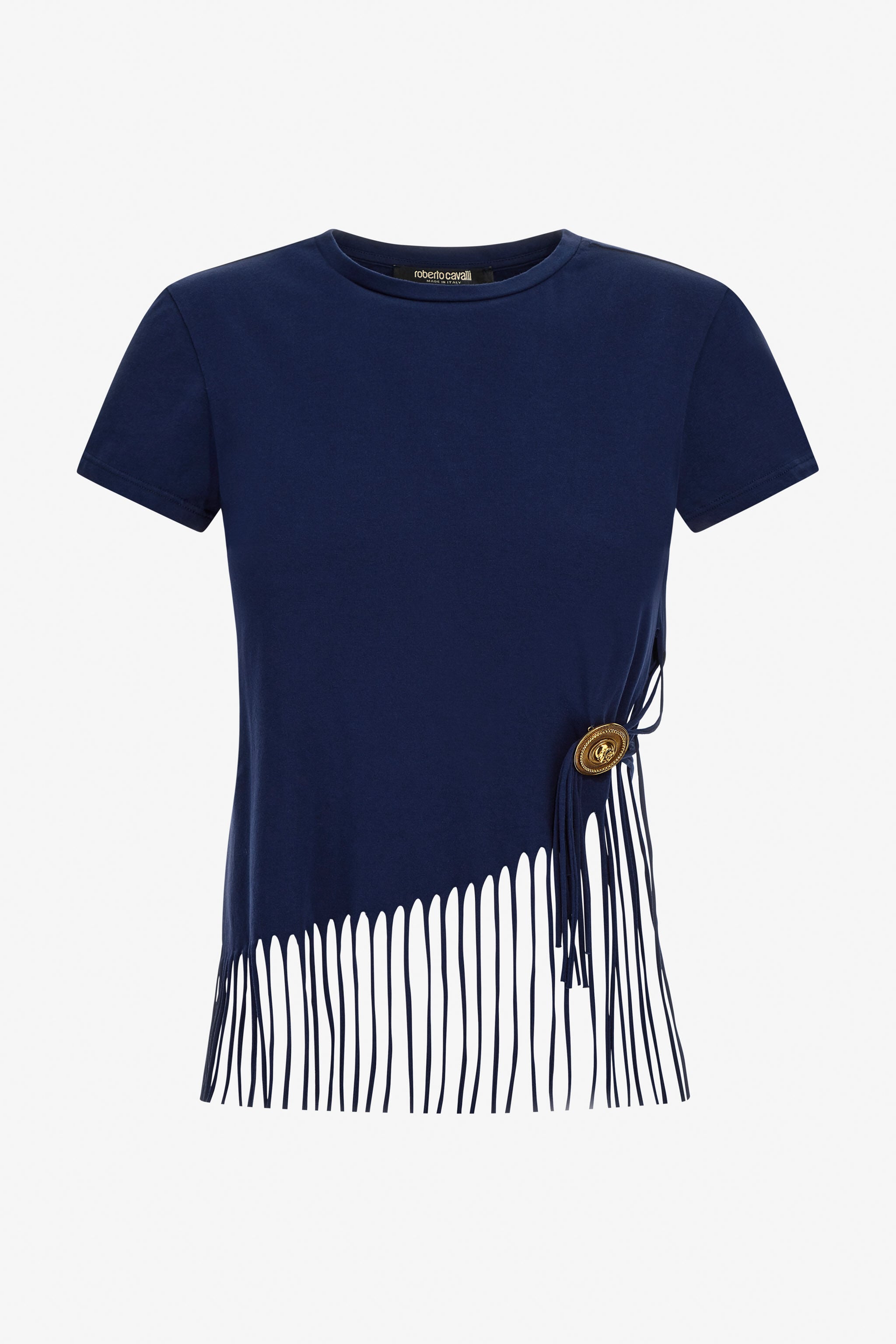 RC T-shirt with fringing RC T-shirt with fringing Dark blue TKT60D-JD061