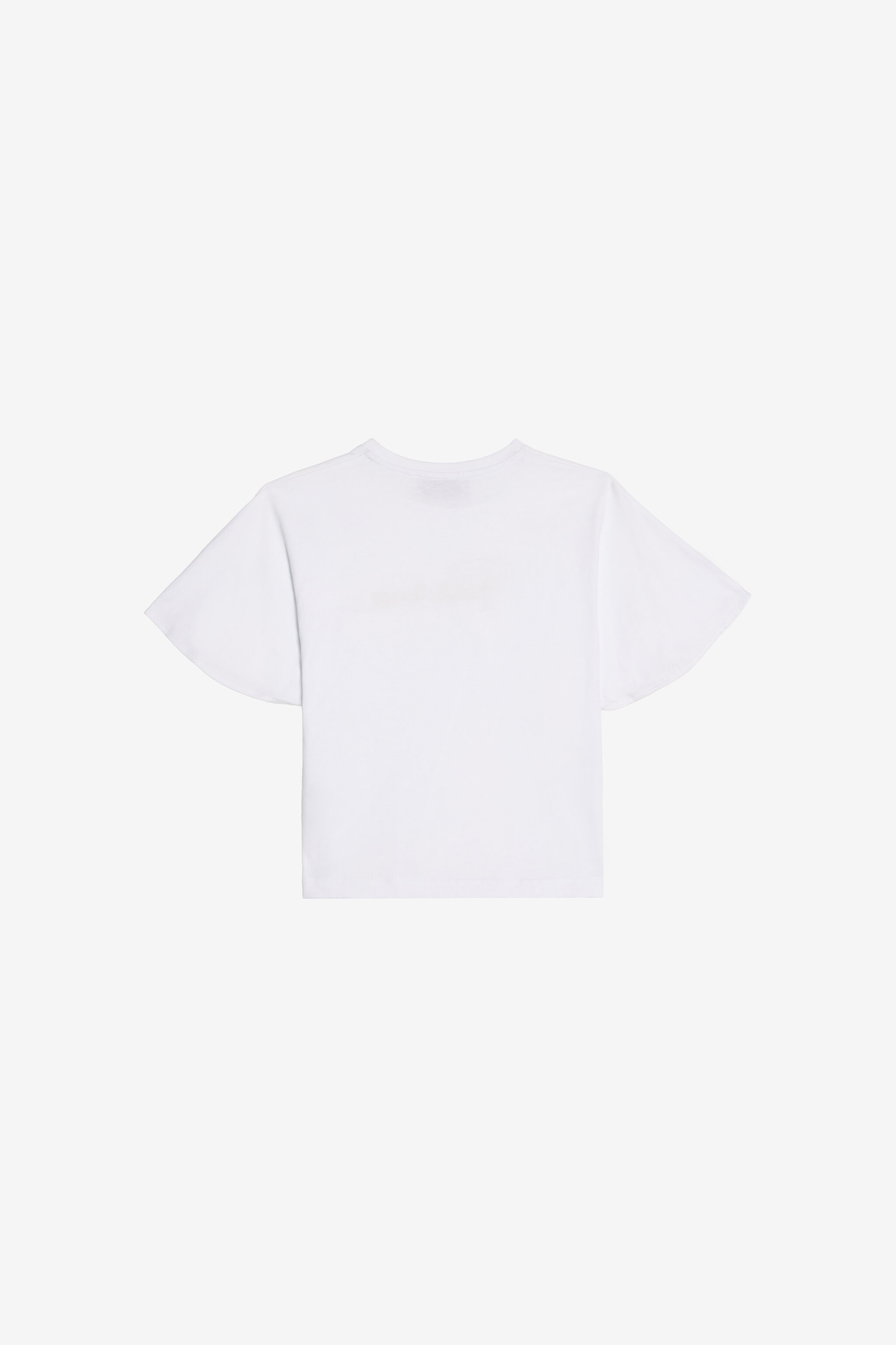 JU White T-Shirt With Embroidered Signature JU White T-Shirt With Embroidered Signature OPTICAL WHITE VJT62A-JD001