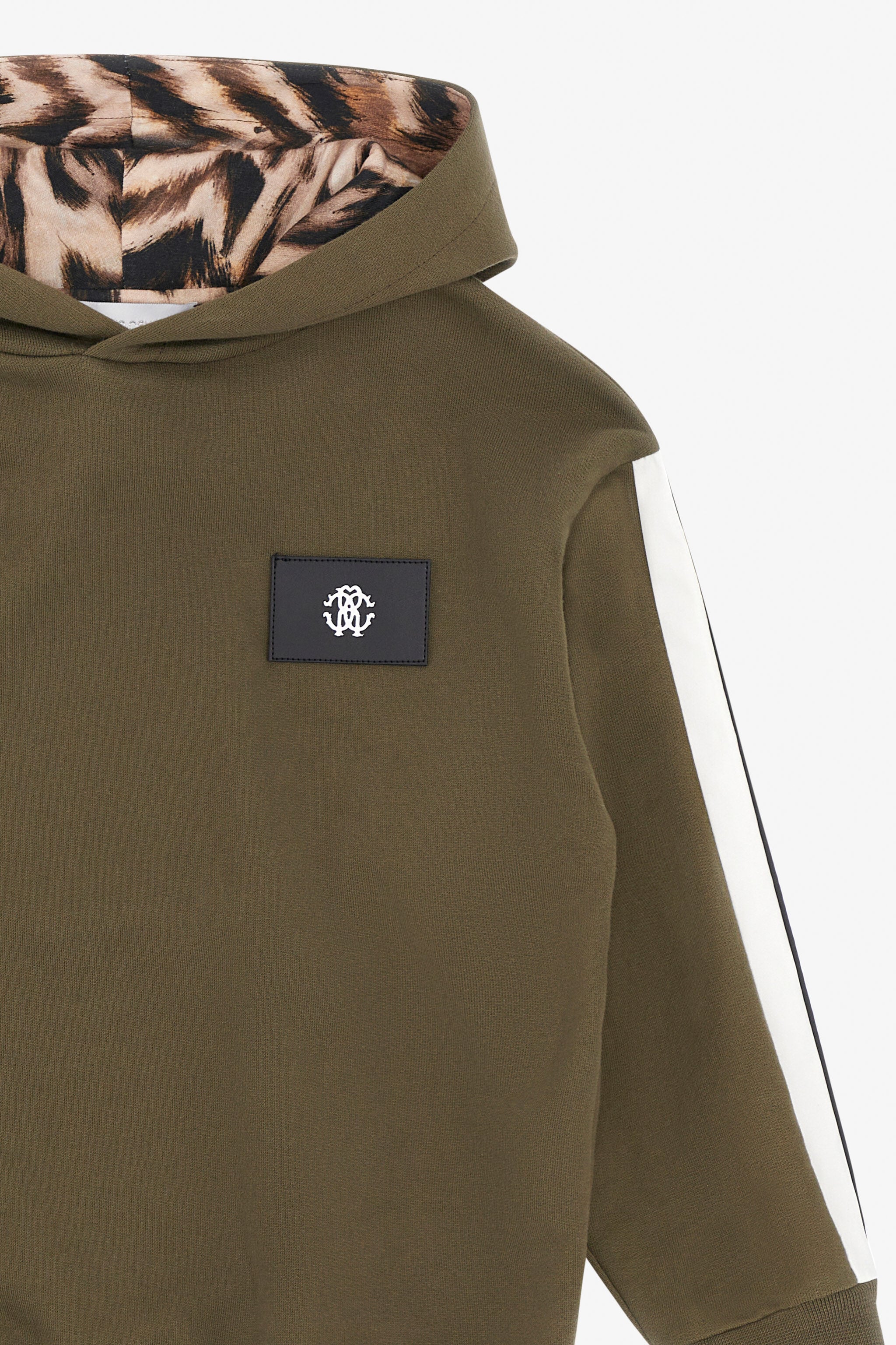 JU Hoodie With RC Monogram Tag JU Hoodie With RC Monogram Tag MILITARY GREEN TJT66K-CF050