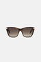 RC Lunettes de soleil avec façade en acétate associée à des branches en métal SHINY DARK HAVANA VALD04-ID241