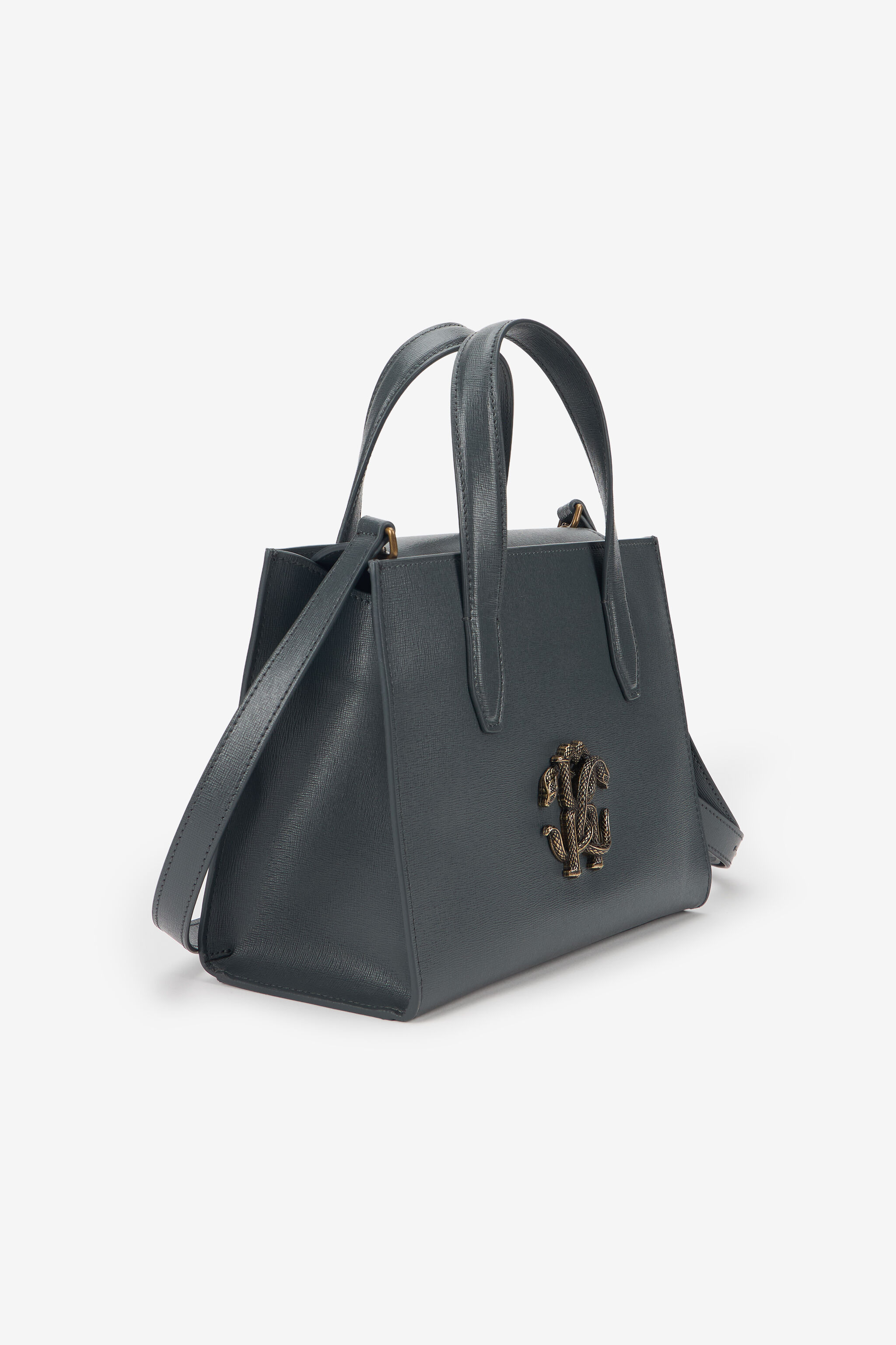 RC Slate Grey Shoulder Bag With RC Monogram RC Slate Grey Shoulder Bag With RC Monogram ANTHRACITE TOB00A-PZC11