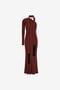 RC One-shoulder long dress RC One-shoulder long dress Marron foncé SKT124-JJ036