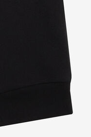 JU Jogger Con Stampa Rose Su Una Gamba Nero UJT23A-CF050