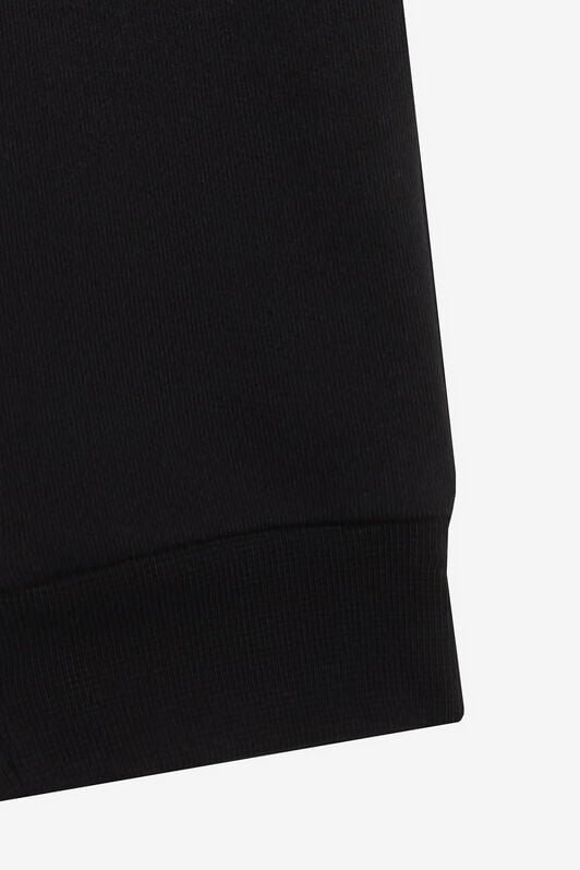 JU Jogger À Imprimé Roses Sur Une Jambe JU Jogger À Imprimé Roses Sur Une Jambe Noir UJT23A-CF050