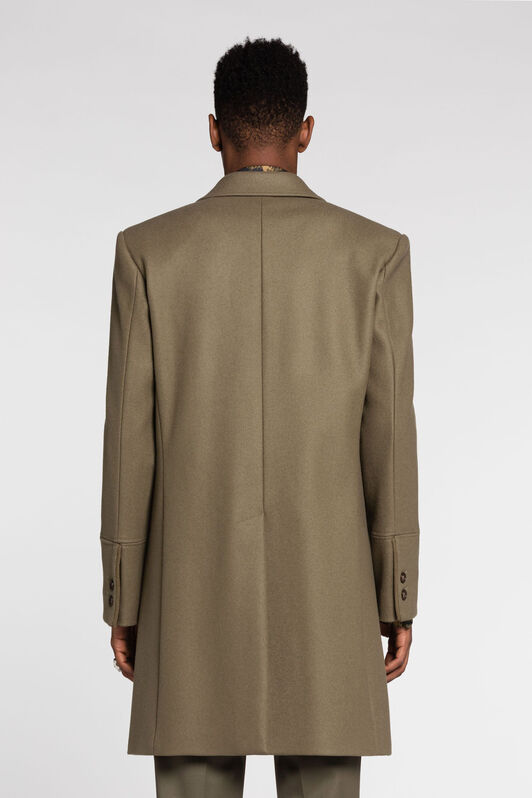 RC Tiger Tooth Single-Breasted Coat Dark green RRT515-WH001
