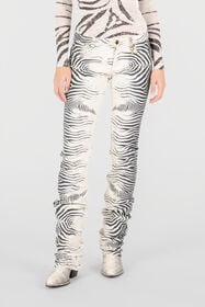 RC Pantaloni Con Stampa White Tigresse Nero/Bianco UKJ220-DAN49