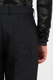RC Pantalón elegante BLACK WRT203-GA058