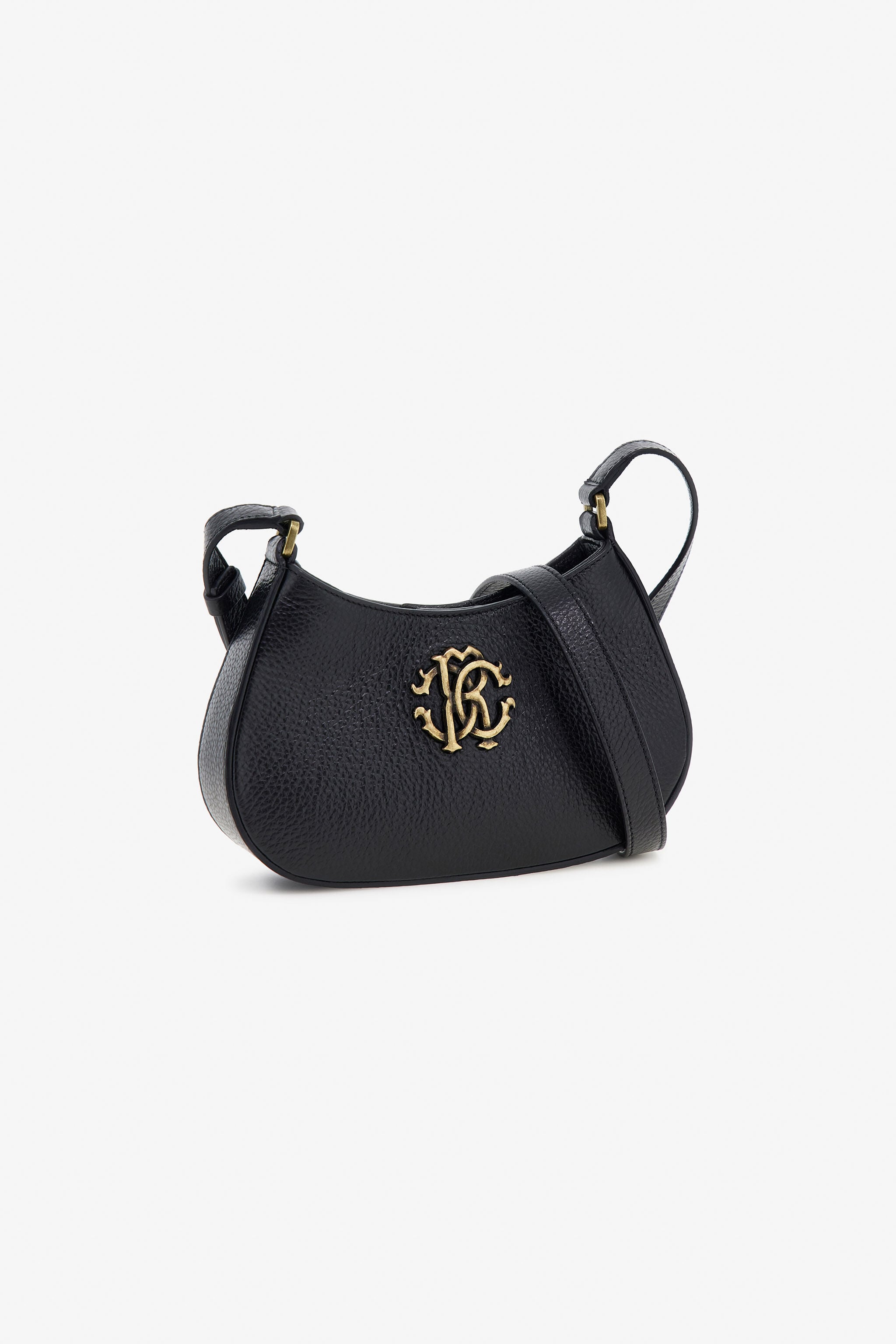 RC Black Shoulder Bag With Monogram RC RC Black Shoulder Bag With Monogram RC Black OOB00F-PZA12