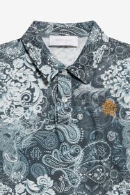 JU Polo Imprimé Paisley BLUE WJT61J-7MR35
