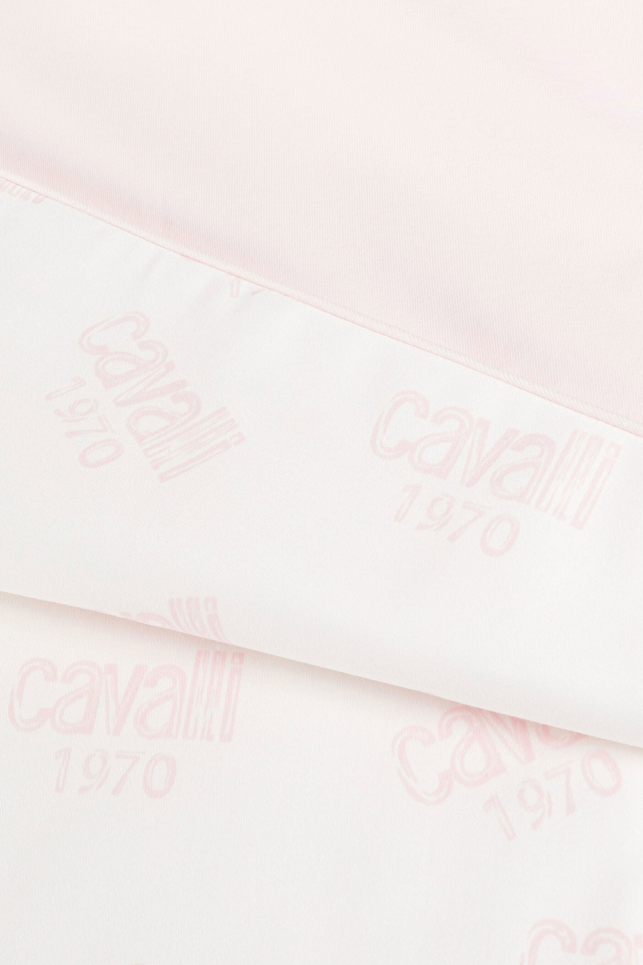 JU Gestrickte Decke mit Logo-Print JU Gestrickte Decke mit Logo-Print Rosa OJT830-RN001