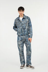 RC Jeans de la Colección Cápsula Patchwork Azul UMJ205-VT001