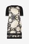 RC Minirobe À Imprimé Floral RC Minirobe À Imprimé Floral Noir/Blanc VQM105-MQ002