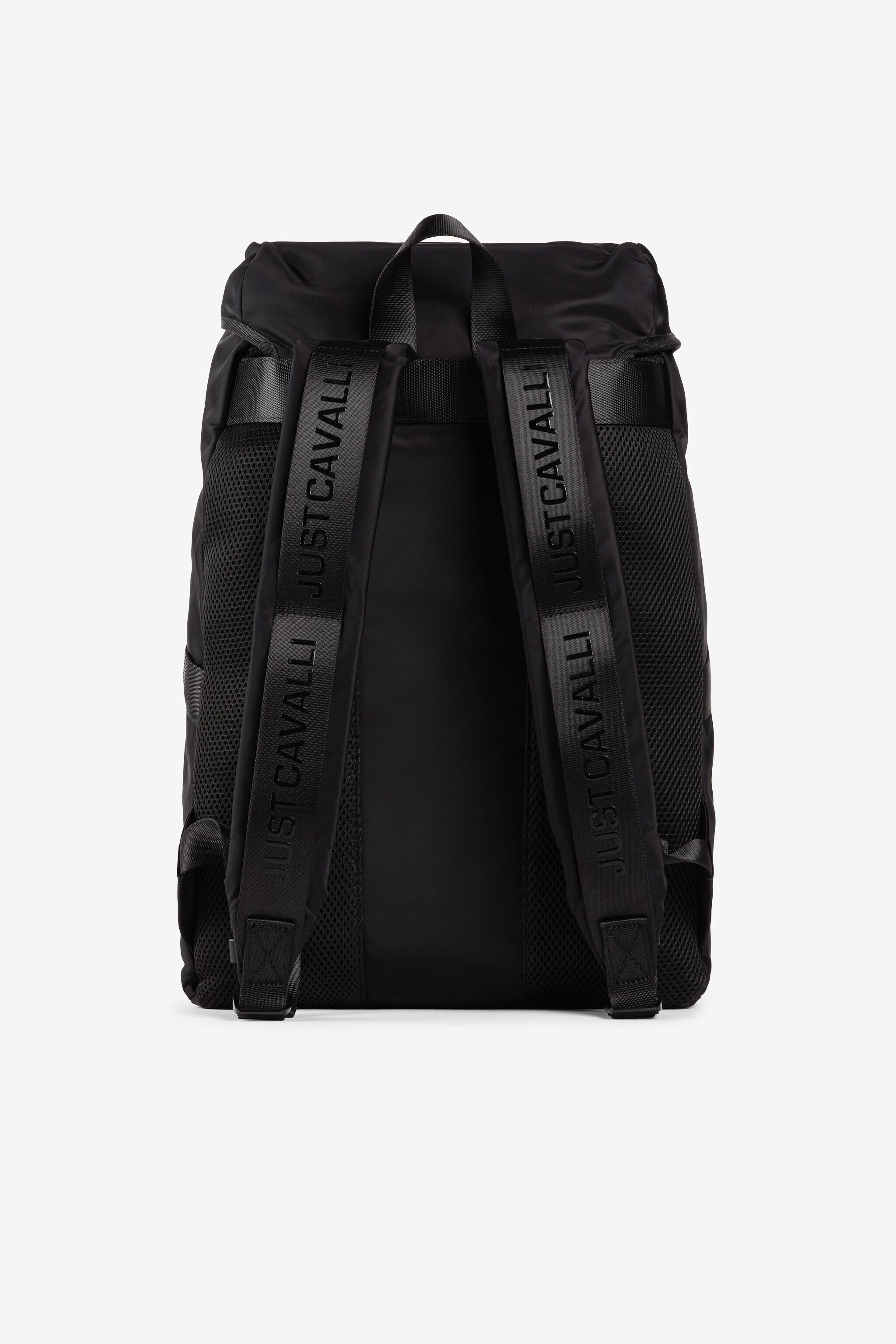 JC Just Cavalli Rucksack mit Logo-Applikation JC Just Cavalli Rucksack mit Logo-Applikation Schwarz Q62347-Q1250