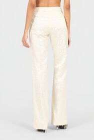 RC Ivory Trousers With Jaguar Motif IVORY XQT207-TJ033