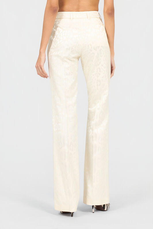 RC Pantaloni Avorio Con Motivo Jaguar RC Pantaloni Avorio Con Motivo Jaguar IVORY XQT207-TJ033