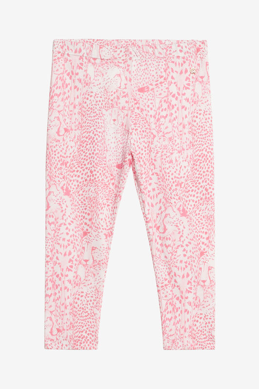 JU Pantaloni Sportivi Stampa Ghepardi Rosa UJT225-JFO37