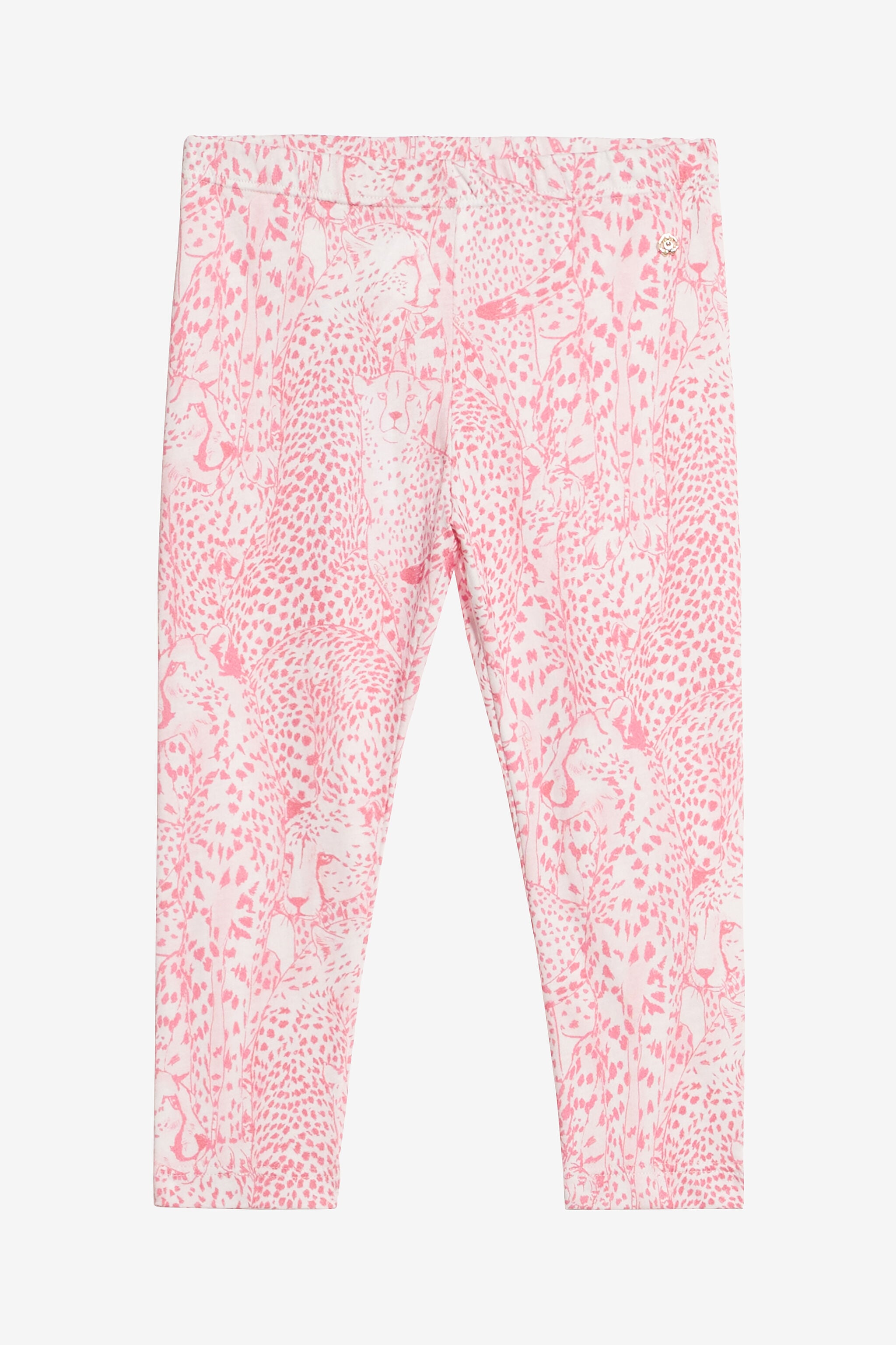JU Pantaloni Sportivi Stampa Ghepardi Rosa UJT225-JFO37