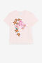 JU Floral-print detail T-shirt JU Floral-print detail T-shirt Pink QJT659-JV025