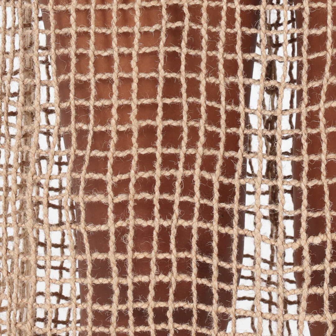 RC Rope fishnet Detail Long Dress RC Rope fishnet Detail Long Dress Light Brown UWR144-FY073