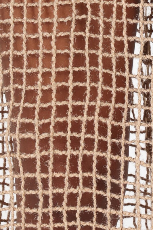 RC Rope fishnet Detail Long Dress RC Rope fishnet Detail Long Dress Light Brown UWR144-FY073