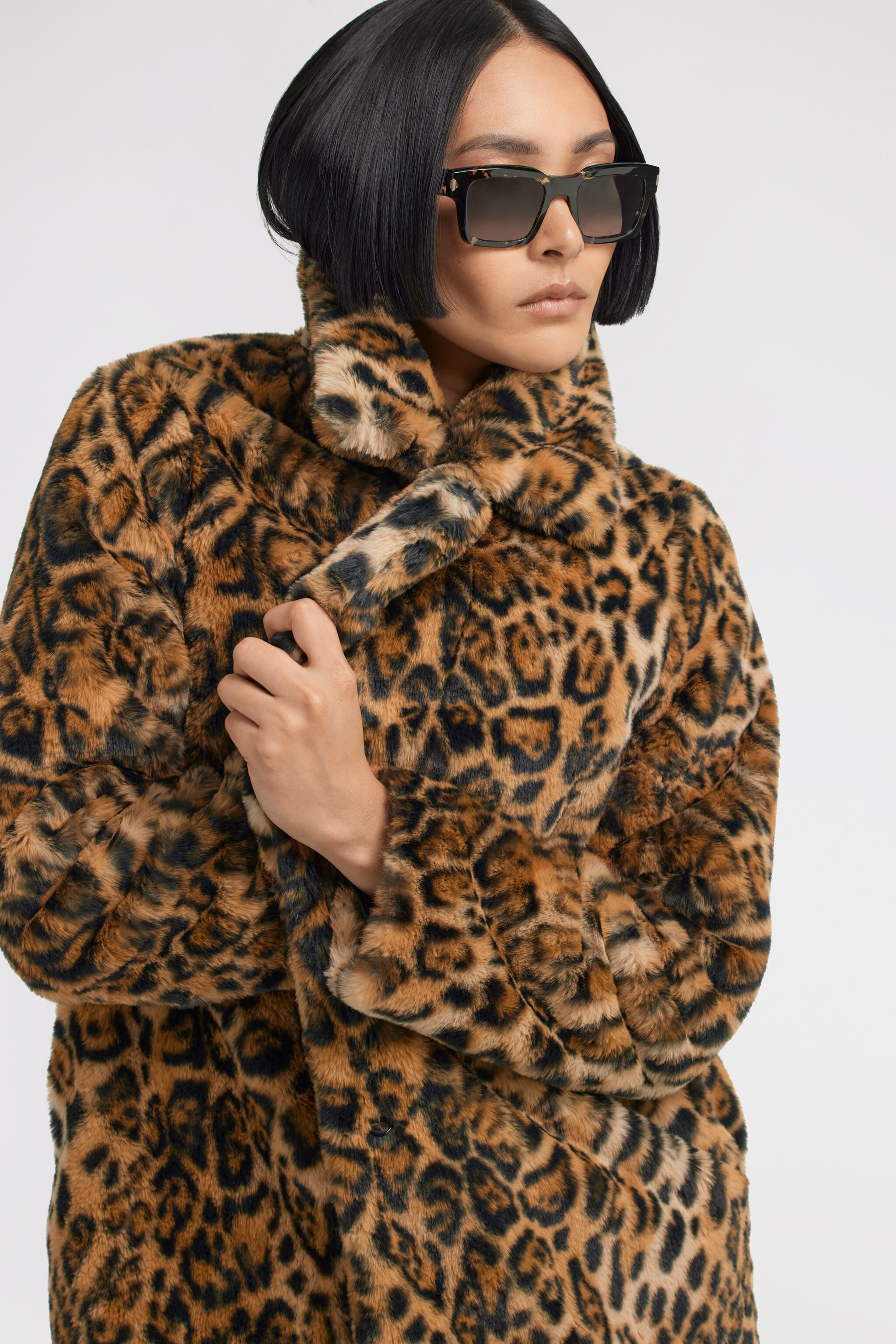 JC Just Cavalli Eco-fur JC Just Cavalli Eco-fur Brown TFT156-TF223