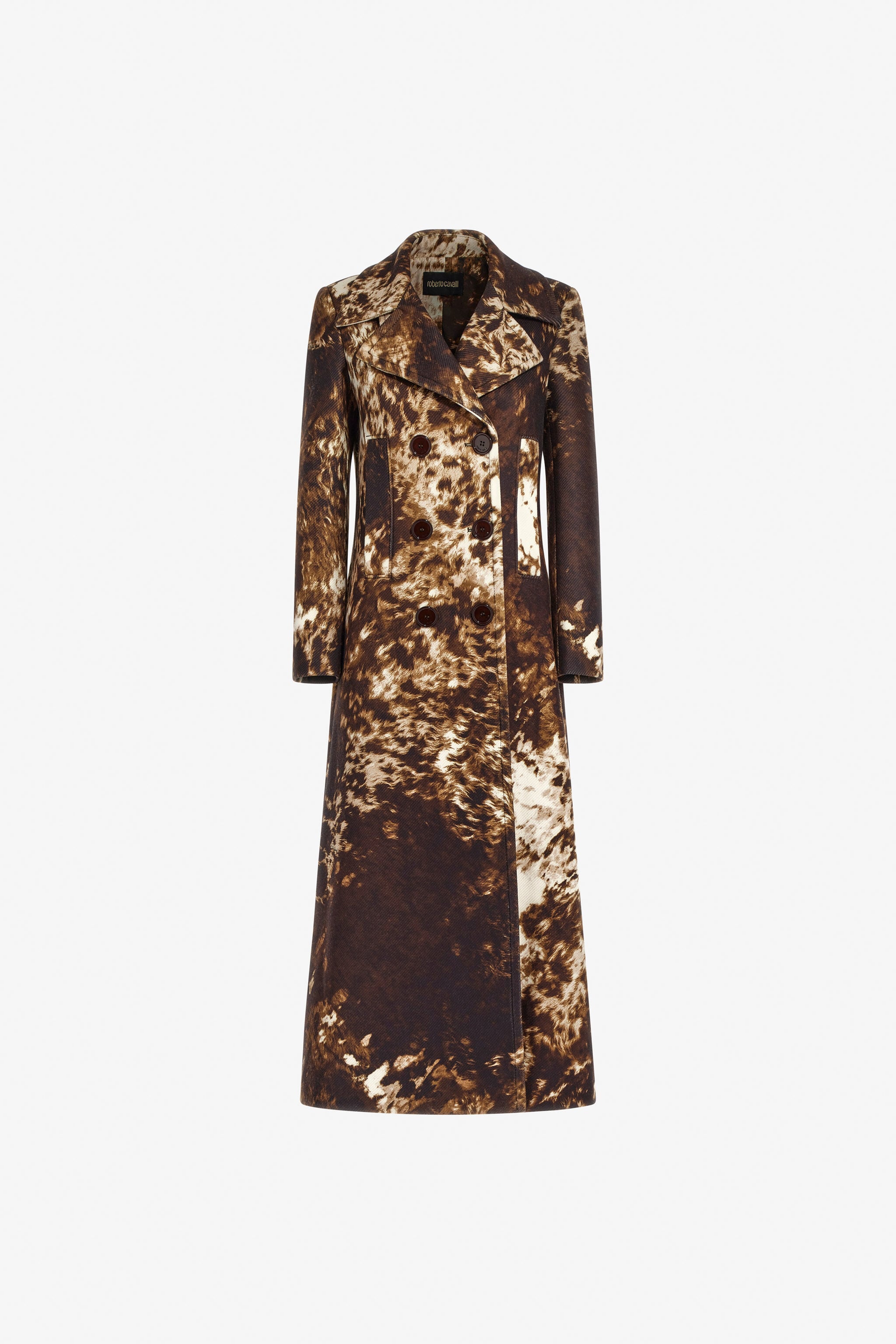 RC Appaloosa Print double-breasted Trench RC Appaloosa Print double-breasted Trench Brown TKT505-9MN08
