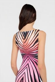 RC Vestido Midi Estampado Ray Of Paradise CORAL XKT100-LNM33