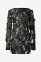 RC Mini-robe avec imprimé Fur sur dentelle à effet destroy RC Mini-robe avec imprimé Fur sur dentelle à effet destroy BLACK/BEIGE XWT143-7HT79