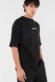 RC T-Shirt With Embroidered Logo Black VRT62C-JD070