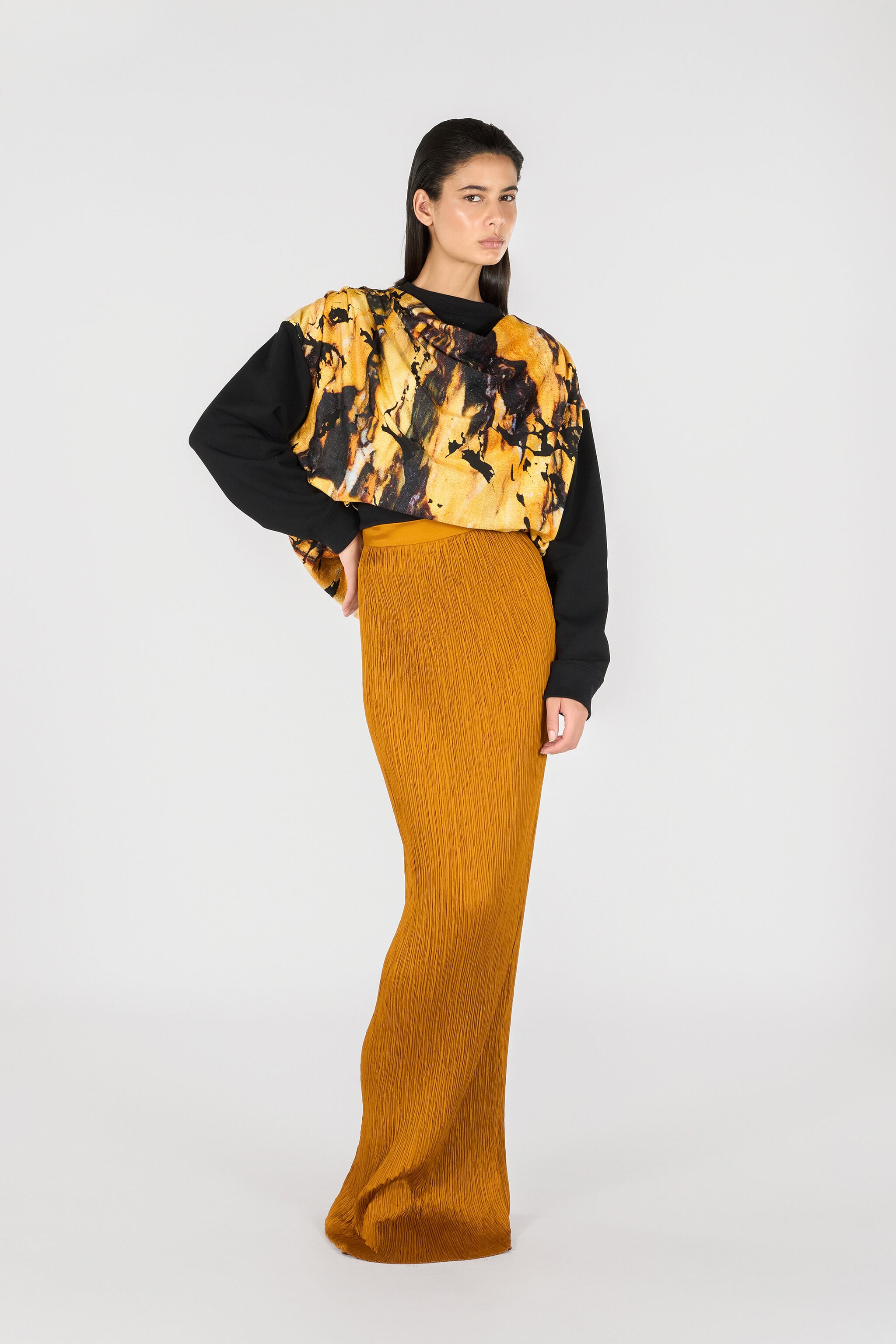 RC Long tight skirt RC Long tight skirt Yellow TWT310-RD034