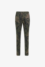 RC Hawaii Green printed trousers Dark green SRT220-3NI84